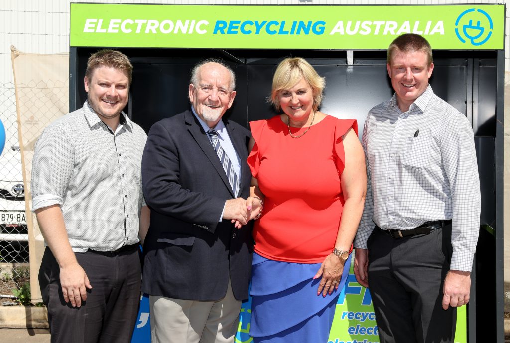 ERA Commercial Manager, Andrew Wallace, Mayor John Trainer, Cathy Miller and Minda’s General Manager Commercial Enterprises, Jamie Higgins