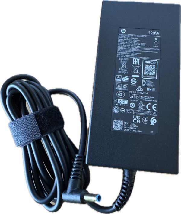 Genuine HP 120W Small-Pin Charger 19.5V